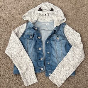 Cat & Jack Denim and Heather Gray Kids Jacket